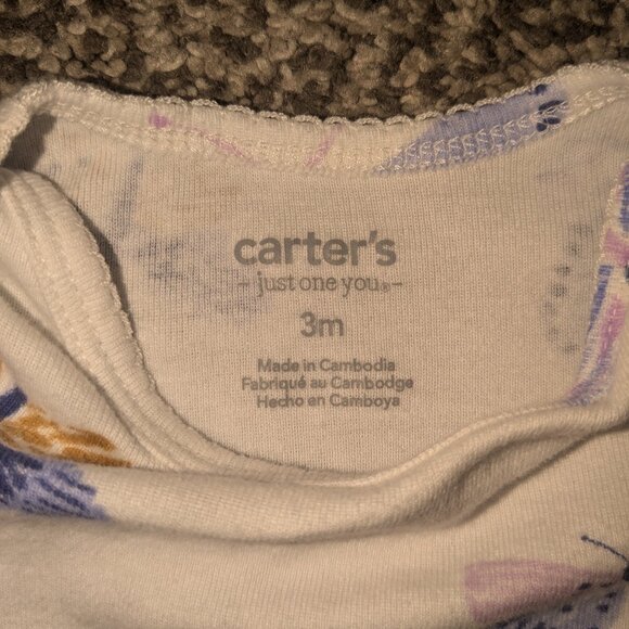 Carter's Just One You Baby Girls onesie set, 0-3m - Picture 2 of 2